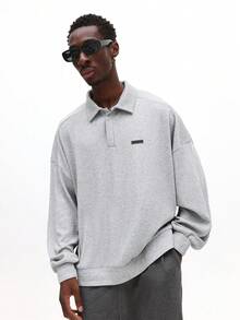 SUMWON Men Polo Co-Ords - Grey - View 5