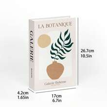 1件/3件装时尚家居风格可折叠仿真书装饰，设计师奢华现代仿真装饰书，适用于家居书架装饰，是客厅、桌面和墙面装饰的理想之选。适用于各种场景。豪华桌面仿真书装饰套装，时尚设计师仿真书收纳盒，英文道具书模型 - 彩色 - 查看 13