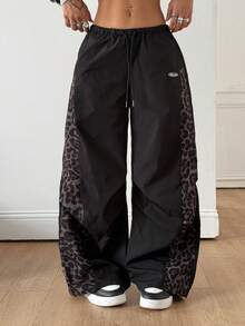 Coolane 女款春夏演唱会街头风外出拼色降落伞裤 - 彩色 - 查看 4