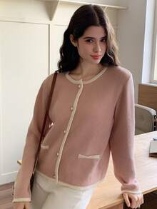 Dazy Kids Youth Girls Sweater, Autumn - Pink - View 4