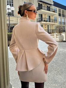 Siren Gaze Women's Fashion Solid Color Top & Mini Skirt 2 Pieces Set Winter