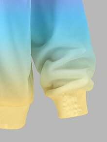 Sparklyn 2pcs/Set KPOP Graphic Print Top, Tween Girl Crew Neck Sweatshirt And Leggings Set, Fashionable Casual, Suitable For Autumn/Winter - Multicolor - View 4