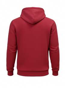 Le Coq Sportif Men's Pullover Hoodies Red - Burgundy - View 2