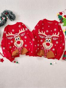 Maglione Rosso A Rombi Per Donna, Lavorato A Maglia, Elegante E Casual – Perfetto Per Natale E Inverno