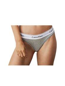 Calvin Klein Women's Thongs - Grey Heather - View 3