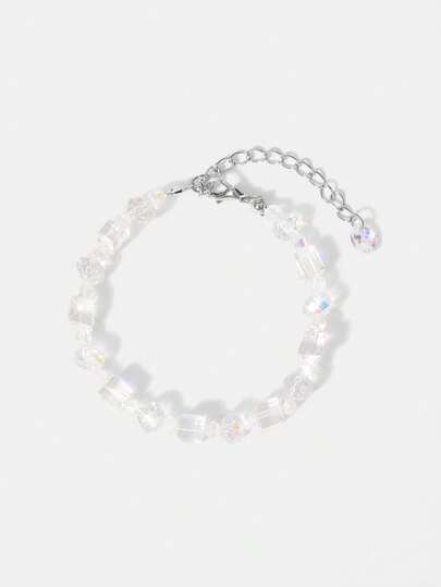 Y2Kool Pulsera con diseño de cristal