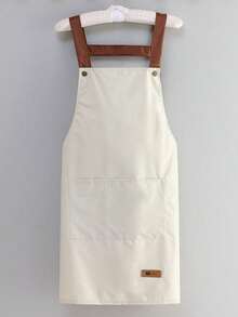 1/2pcs Waterproof And Oil-Proof Cooking Apron With Pockets, Suitable For Men And Women - Multicolor - View 19