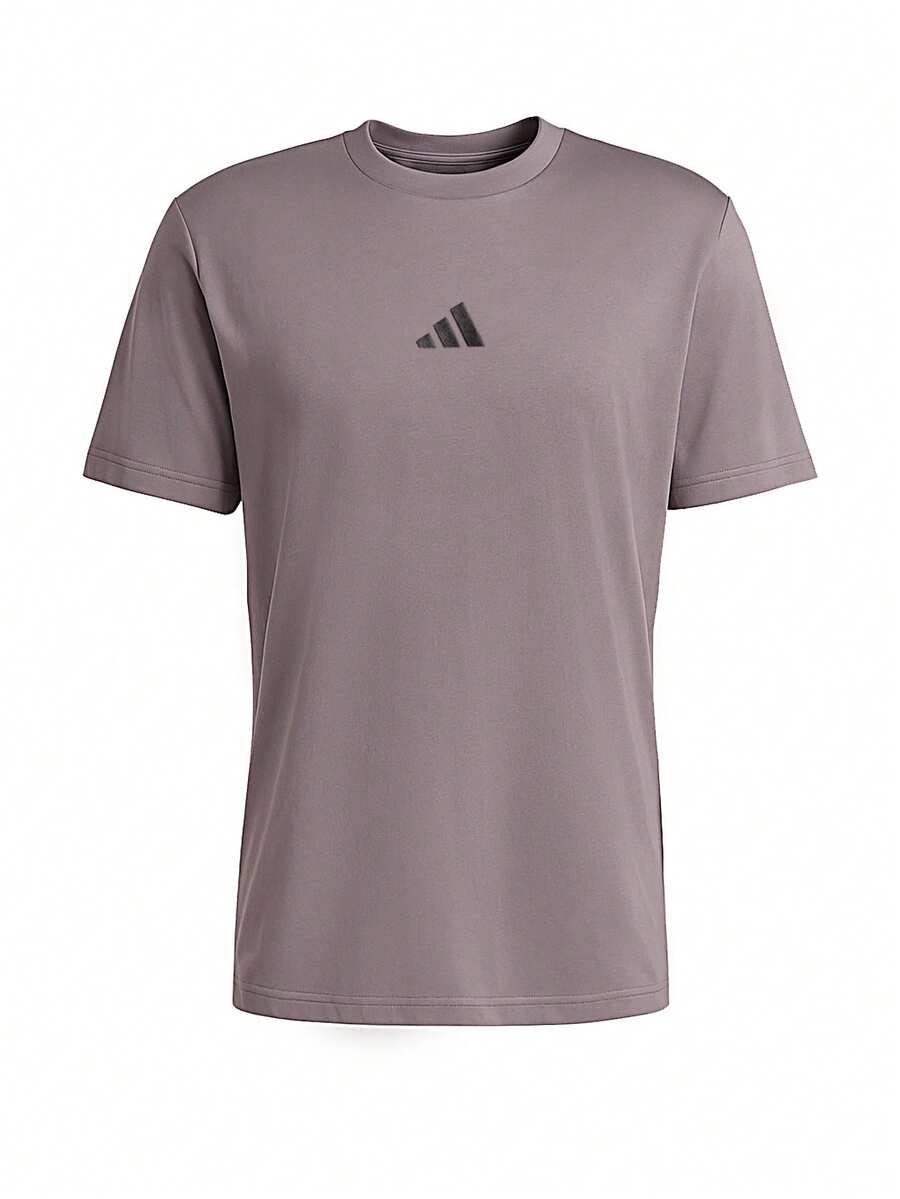 Adidas Essentials Men's T-Shirts Grey Strata - Grey - View 1