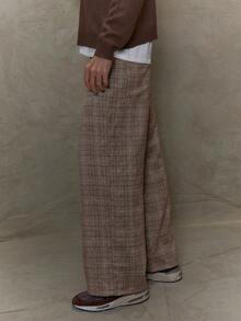 Musero Quần tây ống đứng kẻ caro, kiểu dáng thanh lịch, thích hợp cho mùa Xuân Hè. - Nhiều màu - Xem 4