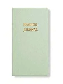 SHEIN 书籍爱好者的阅读日记 - 亚麻精装书是送给读者的绝佳礼物 - 完美的追踪书，带有阅读日志和评论页，可用于记录您最喜爱的书籍