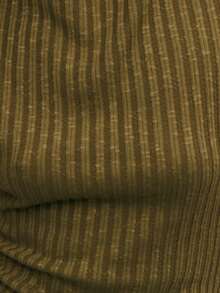 Nöista 无袖罗纹上衣，毛边和不对称下摆 - 綠色 - 查看 7