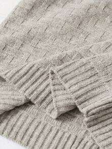 Tween Boys' Casual Half-Zip Pullover Knit Long Sleeve Sweater Fall Winter