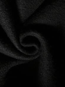 Manfinity Roghcode sweat-shirt à capuche casual pour hommes avec patchwork, rayures et graphique lettrage sur poche, sweat-shirt à capuche gothique graphique noir automnal à manches longues - Noir - Voir 9