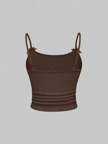 ROMWE J-Fashion 女士可爱鹿刺绣蕾丝吊带背心搭配短裤休闲套装