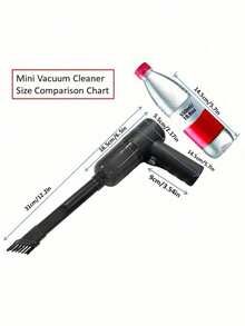 1 件车载家用吸尘器，便携式大功率无绳干湿两用吸尘器，迷你无线手持式家用除尘器，适用于家庭和汽车，吸力强劲，可充电