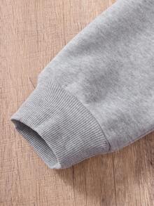 2pcs/Set Teenage Boys Casual College Style Graphic Print Crew Neck Pullover Sweatshirt And Drawstring Pants Outfit, Suitable For Autumn/Winter Leisure, Daily, Commuting, Sports Occasions