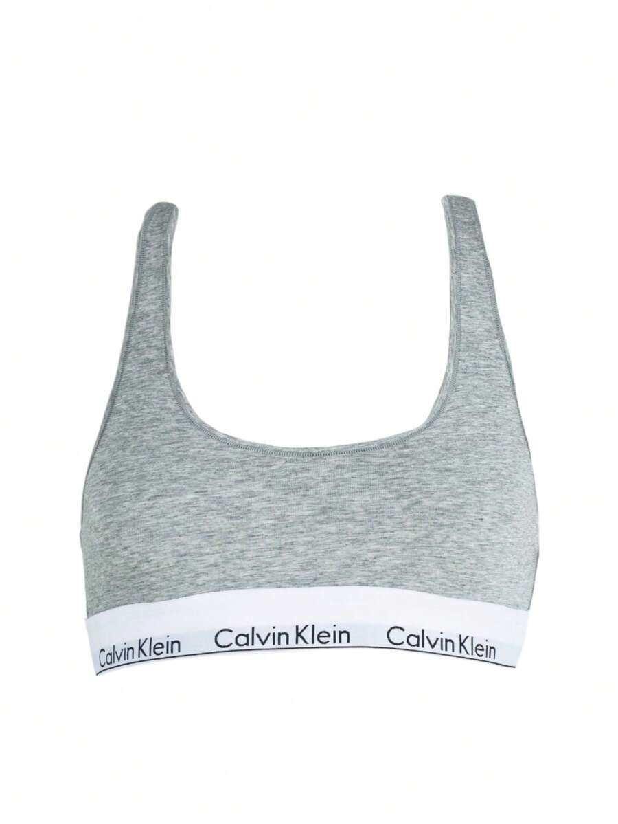 Calvin Klein Women's Bralette - Grey Heather - View 1