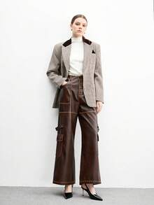 CUCCOO BIZCHIC Women's Fashion Black All-Match Everyday Versatile Sexy Party High Heel Mule Shoes - Black - View 10