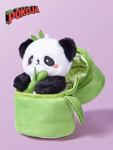 10cm/3.93in Bamboo Panda Plush Toys Pendant Panda In Bamboo Tube Panda Plushies Hugging Bamboo Panda Dolls Decorate Creative Gifts For Kids Birthday Party Home Girls Room Decor Christmas Toys For Girls,Panda,Plushies,Toys For Girls,Panda,Plushies,Panda,Toys For Girls,Kids Toys,Panda,Toys For Girls,Plushie - Green - View 9