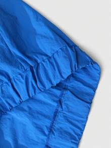 PAVTROS 男士复古风运动套装两件套，立领外套和运动裤，蓝黑撞色设计，独特亮眼，适合运动、户外、返校、休闲穿着、节日礼物。男士慢跑套装，健身套装，男士运动服，运动套装，健身服，男士套装，街头风，朋友，情侣装，宽松版型，男士，印花，日系风格，男女通用，我爱我的女朋友 - 黑色 - 查看 8