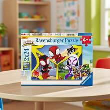 Ravensburger Spidey 2x24 Piece Jigsaw Puzzle Age 4 Years+ 5729 - Multicolor - View 3