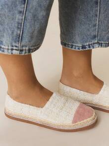 Styleloop Casual Comfortable Slip-On Women Flat Loafers - White - View 4