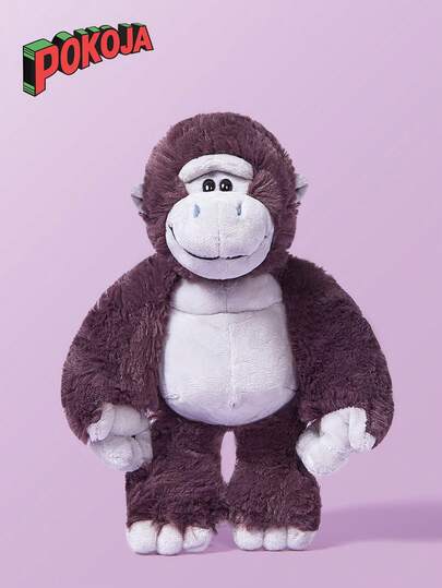 23cm Cute Cartoon Simulation Gorilla Plush Toy, Cute Stuffed Animal Toy, Living Room Sofa Ornament, Birthday/Festival Gift For Friends Or Family,Home Decoration, Gift For, Mother's Day, Friends Birthday,Christmas Gift, Christmas Style Birthday Gift,Christmas Plush Toy,Stuffed Animals>Plush,Monkey Toy,Stuffed Animal,Plushies,Plushie