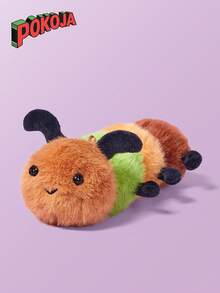 POKOJA LAND Simulated Insect Series Plush Toys- Spiders, Caterpillars, Bees, Snails, Ladybirds And Moths Key Chain Backpack Miniature Pendant - Multicolor - View 3