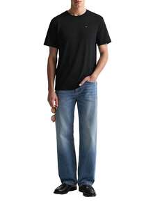 Tommy Hilfiger Men's V-Neck T-Shirt Black