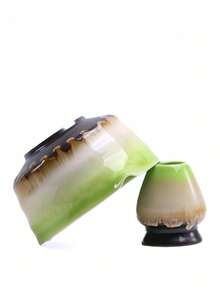 485ml Ceramic Matcha Bowl And Chasen Lid Set, Easy To Clean, Home Matcha Tools, Kungfu Drinkware Tea Accessories.