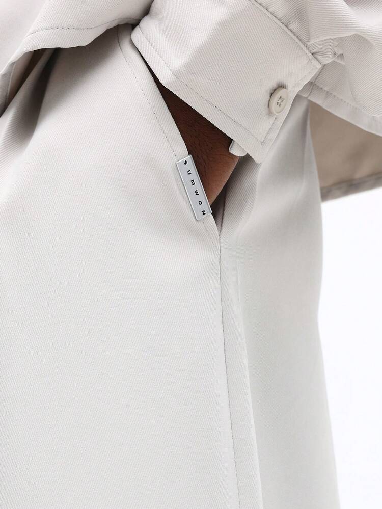 Long Sleeve Shirt With Wide Leg Pants Set
