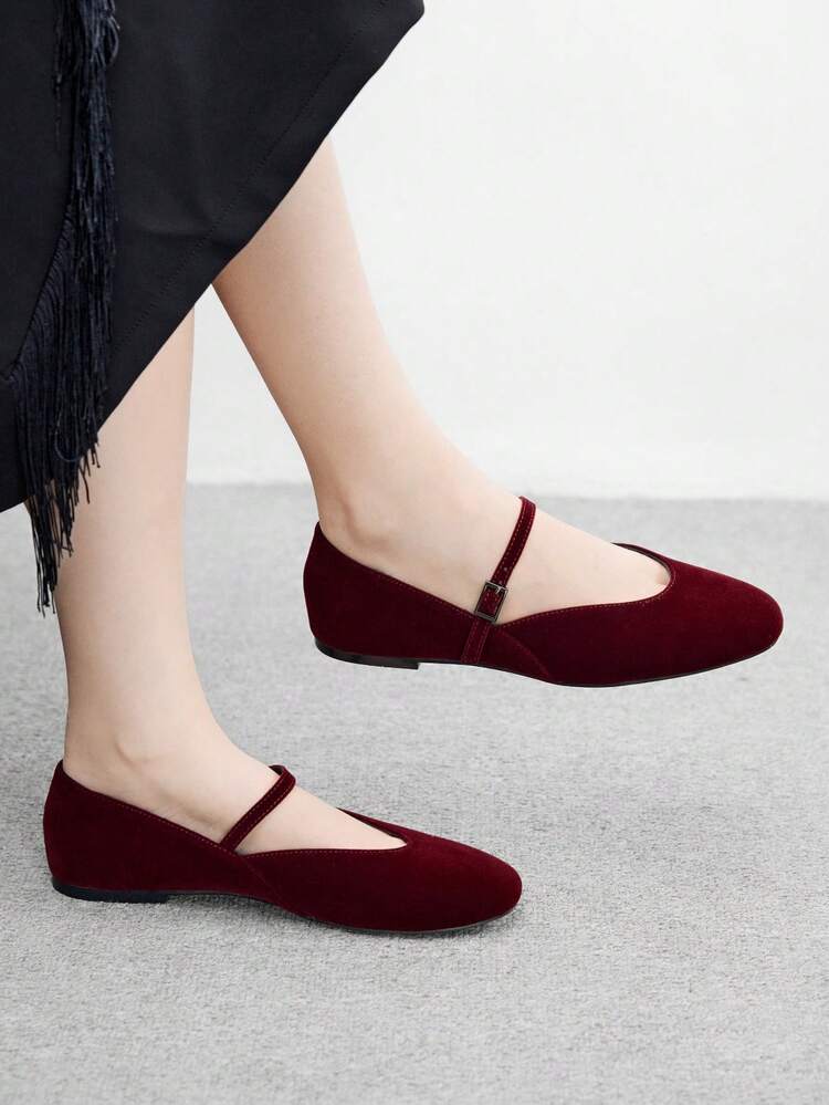 CUCCOO BIZCHIC Women's Casual Buckle Design Flat Loafers For Daily Wear For Christmas Spring Shoes