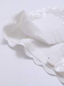 1 件女士蕾丝前扣无钢圈文胸 - 白色 - 查看 11