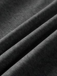 EMERY ROSE 大码女式圣诞快乐圣诞树印花运动衫 - 灰色 - 查看 3