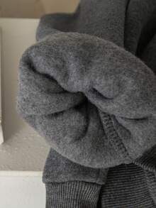 Genkimix Kids 2 件套青少年女孩休闲宽松蝴蝶结圆领长袖运动衫和阔腿裤，适合日常穿着 - 黑色 - 查看 5