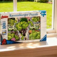 Ravensburger Marvel Hulk 100 Piece Jigsaw Puzzle Age 6 Years+ 12004119 - Multicolor - View 6