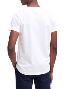 Tommy Hilfiger Men's V-Neck T-Shirt Classic White - White - View 2