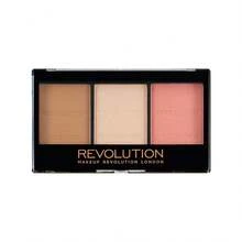 Bộ sản phẩm tạo khối làm sáng da Makeup Revolution Ultra (Sculpt) Ultra Fair C01 - Màu be nhạt - Xem 1