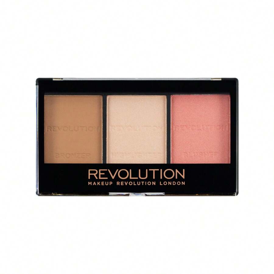 Bộ sản phẩm tạo khối làm sáng da Makeup Revolution Ultra (Sculpt) Ultra Fair C01 - Màu be nhạt - Xem 1