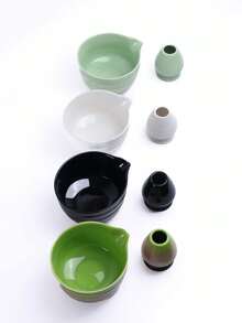 485ml Ceramic Matcha Bowl And Chasen Lid Set, Easy To Clean, Home Matcha Tools, Kungfu Drinkware Tea Accessories.