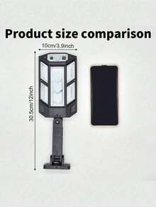 1个/2个/4个装超亮43颗LED太阳能壁灯，IP65防水，带运动传感器，3种照明模式，适用于户外花园、街道、庭院照明，也适用于街道、露台、庭院、车库等场所。