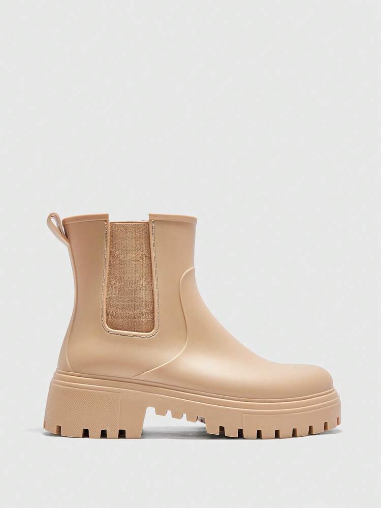 CUCCOO BIZCHIC Women's Comfortable Versatile Fashion Thick Sole Rain Boots