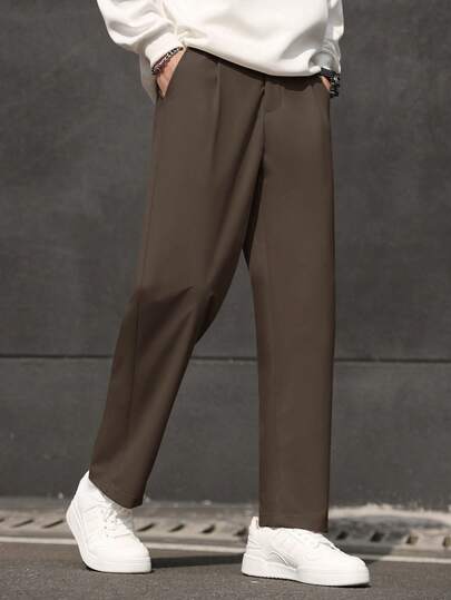 Claim Dot 男士休闲百搭纯色西装裤