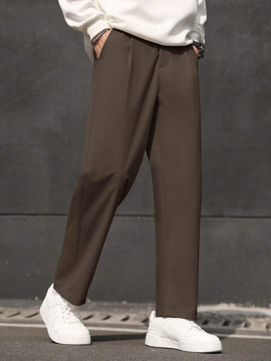 Claim Dot 男士休闲百搭纯色西装裤