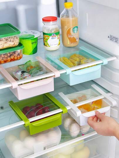 1 hộp đựng thực phẩm màu ngẫu nhiên, hộp nhựa chống rò rỉ có thể xếp chồng lên nhau để đựng đồ ăn nhẹ, chuẩn bị bữa ăn và sắp xếp tủ đựng thức ăn