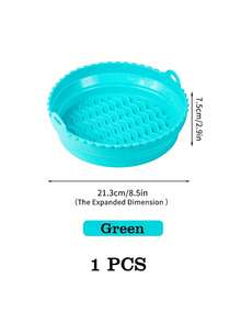 Zazumi 1pc Foldable Non Stick Silicone Fold Air Fryer Pad, Air Fryer Liners - 彩色 - 查看 7