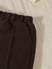 4pcs Back To School Children Boys Gentleman Outfit Set, Including Long Sleeve Shirt With Bowknot, Vest, Long Sleeve Blazer, Pants, Suitable For Birthday, Wedding, Christening And 1st Birthday Party, Children's Competition Performance Wedding Formal Suit - Multicolor - View 6