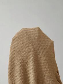 SHEIN Maternity Solid Color Adjustable Waist Wide Leg Loose Casual Pants Business Casual Woman Pants Women S Dress Pants Brown Pants For Women Slacks For Women - Brown - View 7