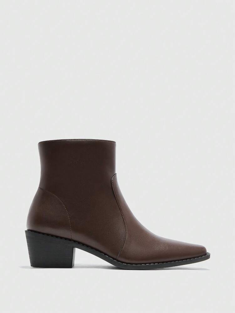 CUCCOO BIZCHIC 2026 New Fashion Versatile Over-The-Knee Boots For Women, Black Chunky Heel Sexy Boots