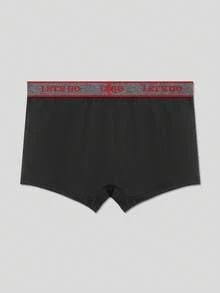 SHEIN 5pcs/Set Men's Simple Printed Boxer Briefs - Multicolor - View 2